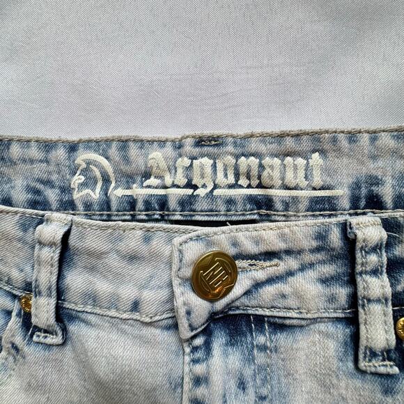 Argonaut Nation Men’s 34x32 Skinny Jeans Distressed Ripped Stretch Casual EUC - Picture 5 of 8